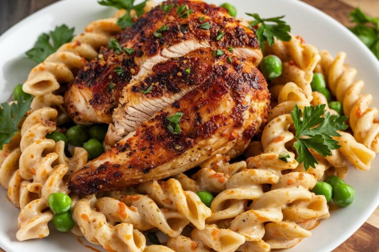 Grilled Chicken with Cajun Alfredo Pasta: A Bold Twist on Comfort Food