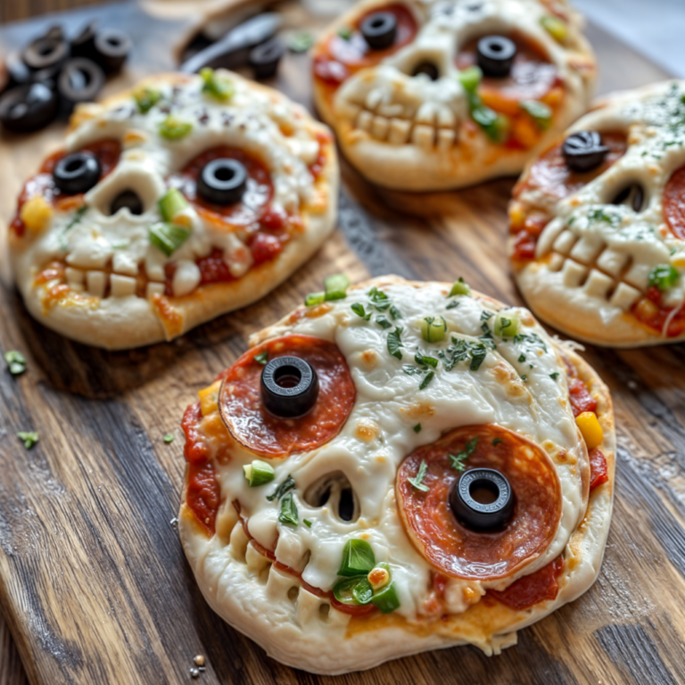 Spooktacular Halloween Pizza Skulls – A Fun and Tasty Treat for All Ages