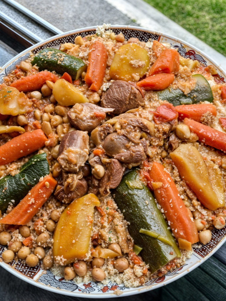 Moroccan Couscous with Beef and Vegetables