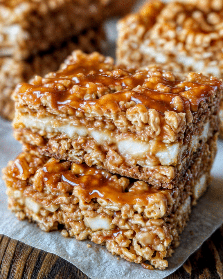 Brown Butter Dulce de Leche Rice Krispie Treats: A Gourmet Twist on a Classic Favorite