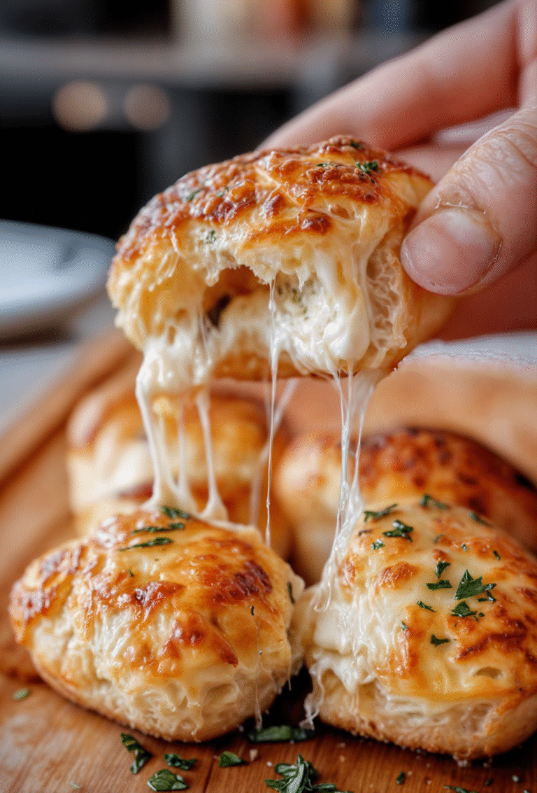 Gooey Mozzarella Biscuit Bombs: The Ultimate Cheesy Snack Everyone Will Love
