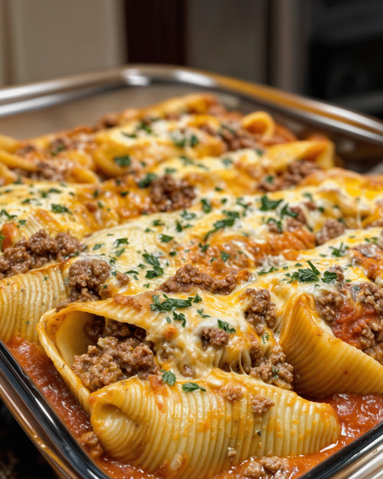 Creamy Ricotta Beef Stuffed Shells: A Comforting Italian Classic Reimagined