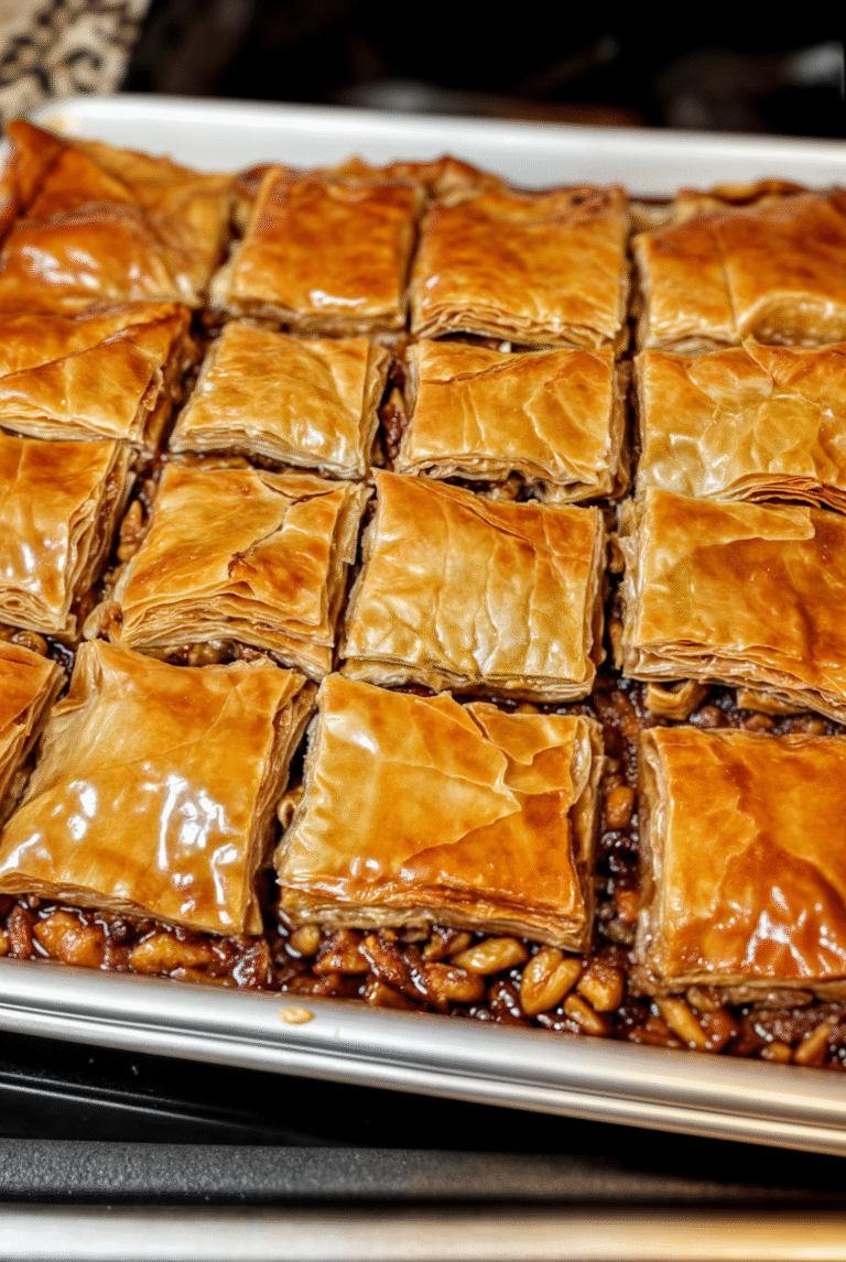 Indulge in This Authentic & Irresistible Baklava—A Sweet Delight