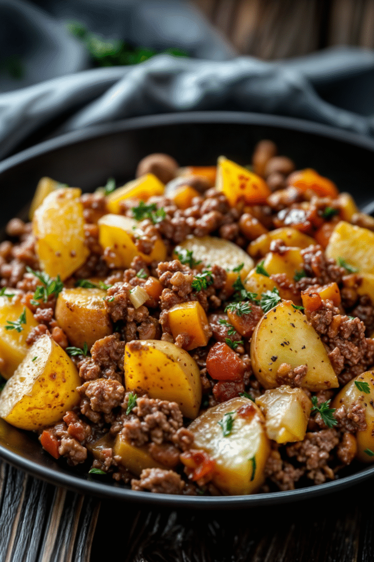 A Bowl of Cozy Comfort: This Ground Beef and Potatoes Dish Is Simple, Satisfying, and Soul-Warming