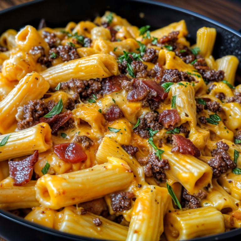Ultimate Bacon Cheeseburger Pasta: A Comfort Food Dream Come True 🍝🧀🥓