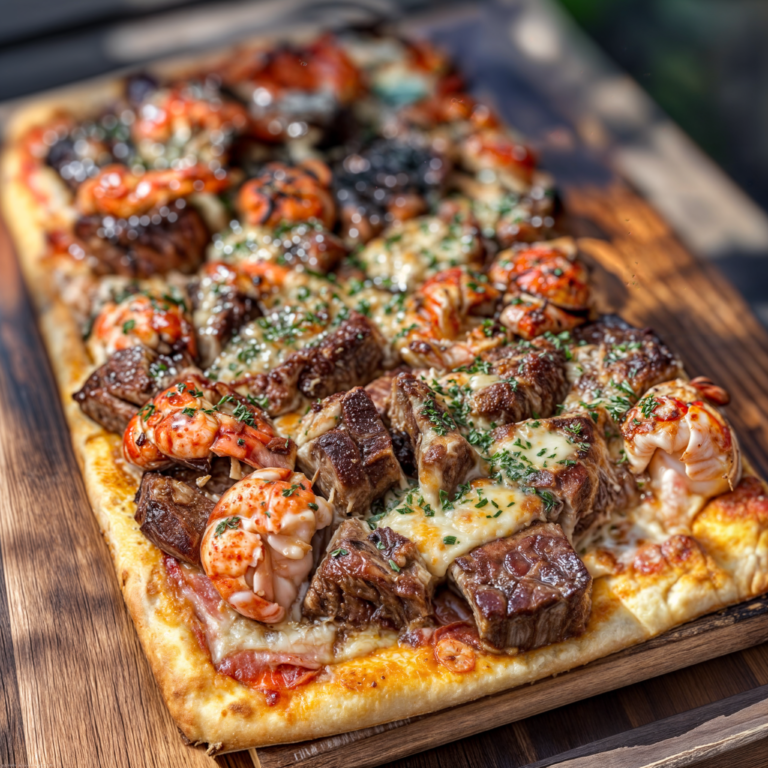 Decadent Steak and Lobster Flatbread: A Gourmet Delight You Can Make at Home