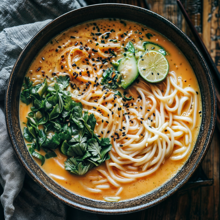 Spicy Coconut Curry Noodles: A Bowl of Bold Flavor and Comfort