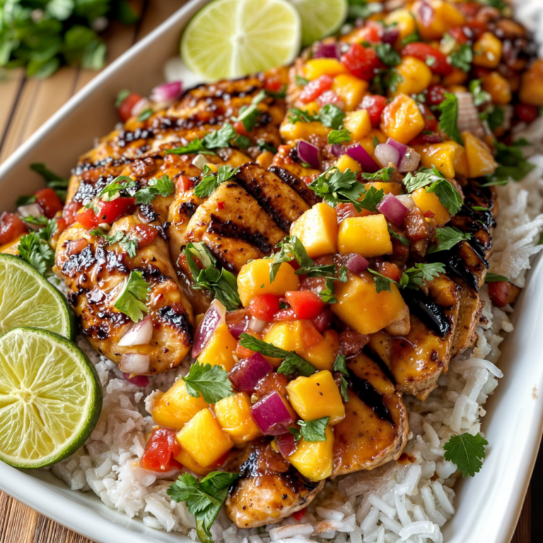 Sweet & Spicy Mango Salsa Chicken: A Flavor-Packed Dinner You’ll Crave Again and Again