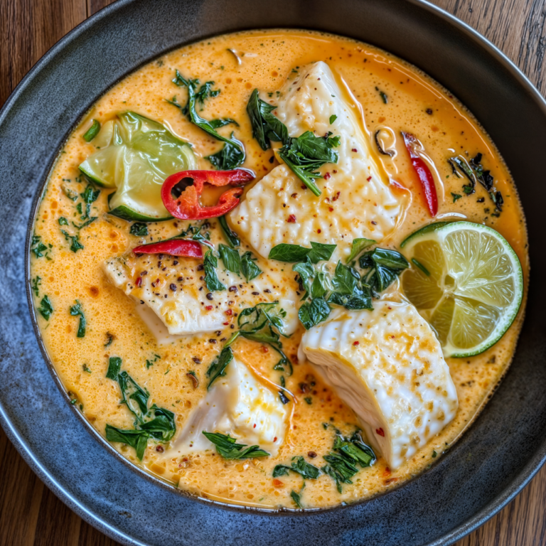 Coconut Lime Fish Soup – A Tropical Comfort in a Bowl