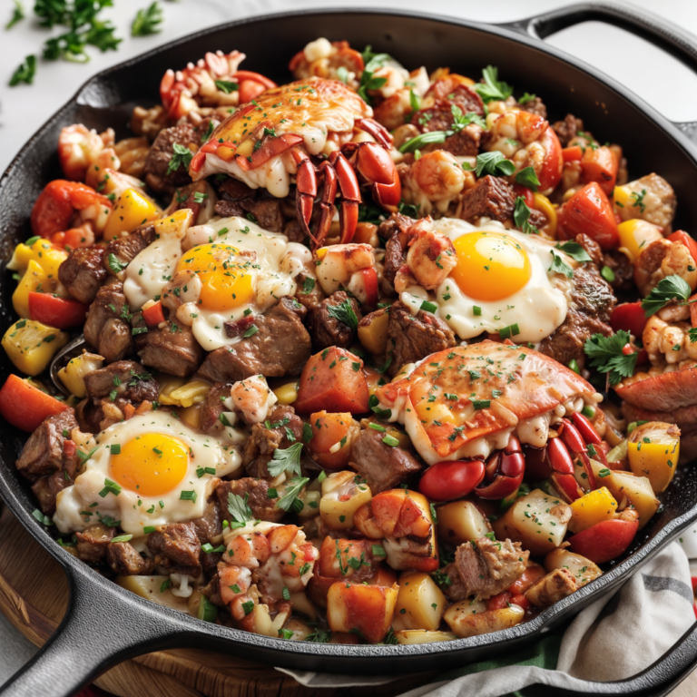 Melt-In-Your-Mouth Beef & Lobster Skillet: A Luxurious Surf & Turf Delight