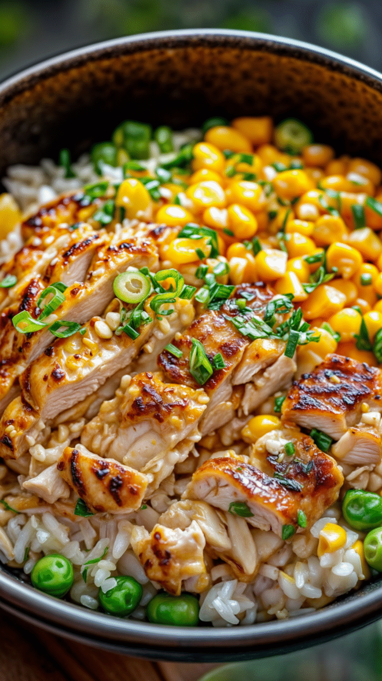 Street Corn Chicken Rice Bowl: A Flavorful Weeknight Favorite