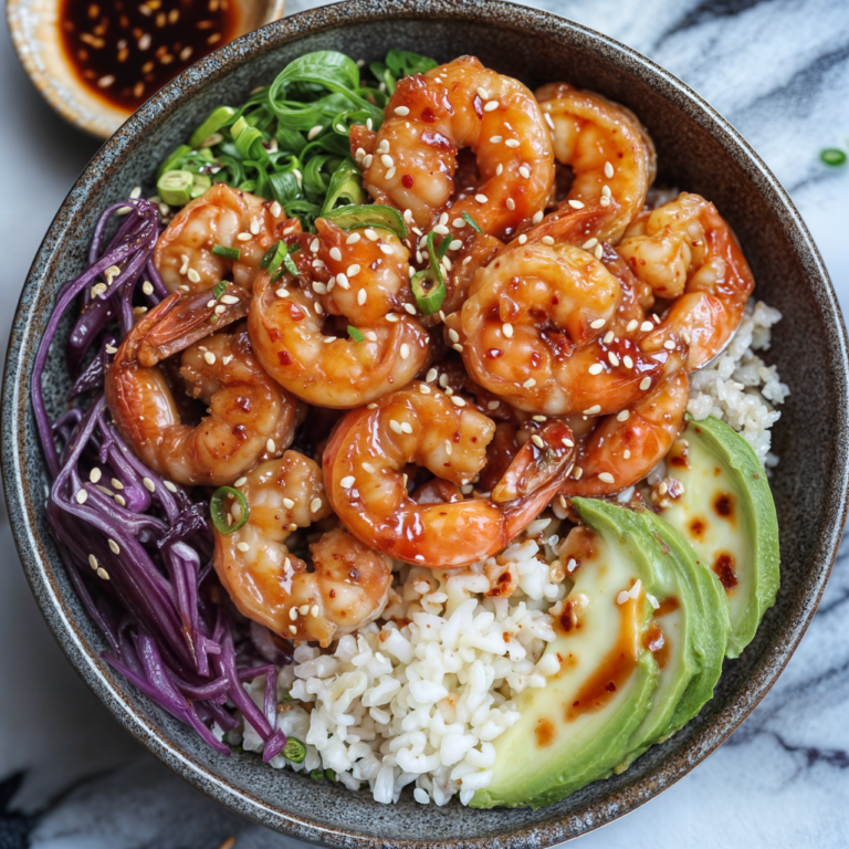 Crunchy Sweet Chili Shrimp Bowls – The Ultimate Weeknight Dinner with a Kick!