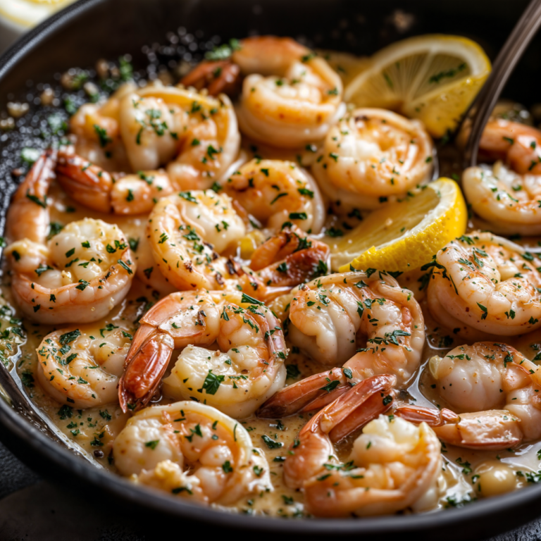 Classic Shrimp Scampi with Lemon Garlic Butter