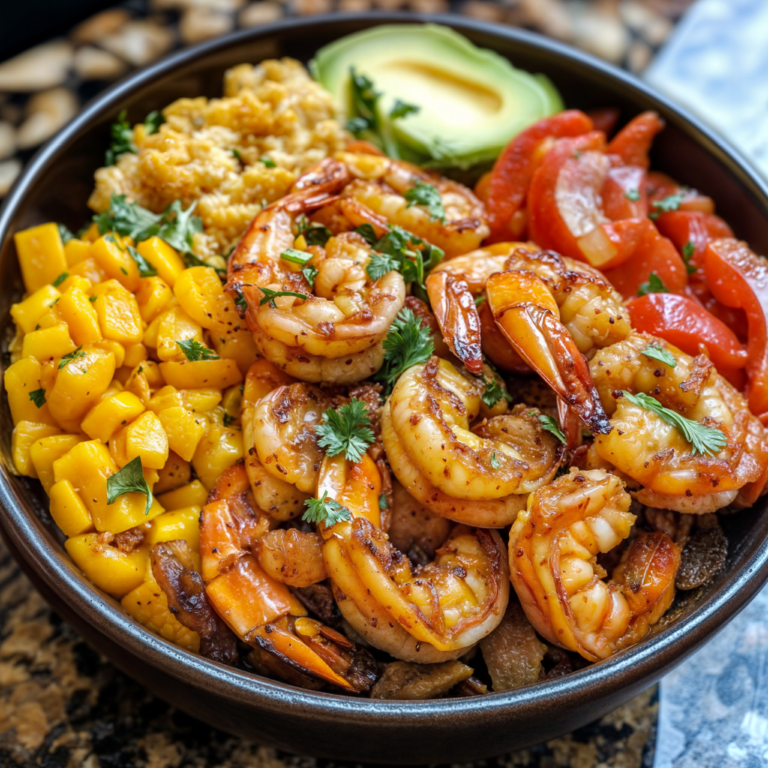 Sizzling Shrimp Fajita Bowls – A Flavor-Packed Weeknight Winner 🌶️🍤