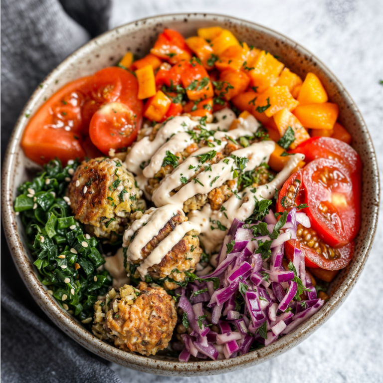 Falafel Power Bowl with Tahini Dressing: A Nourishing, Flavor-Packed Meal You’ll Crave