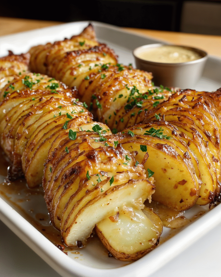French Onion Accordion Potatoes: A Crispy, Cheesy, Irresistible Side Dish