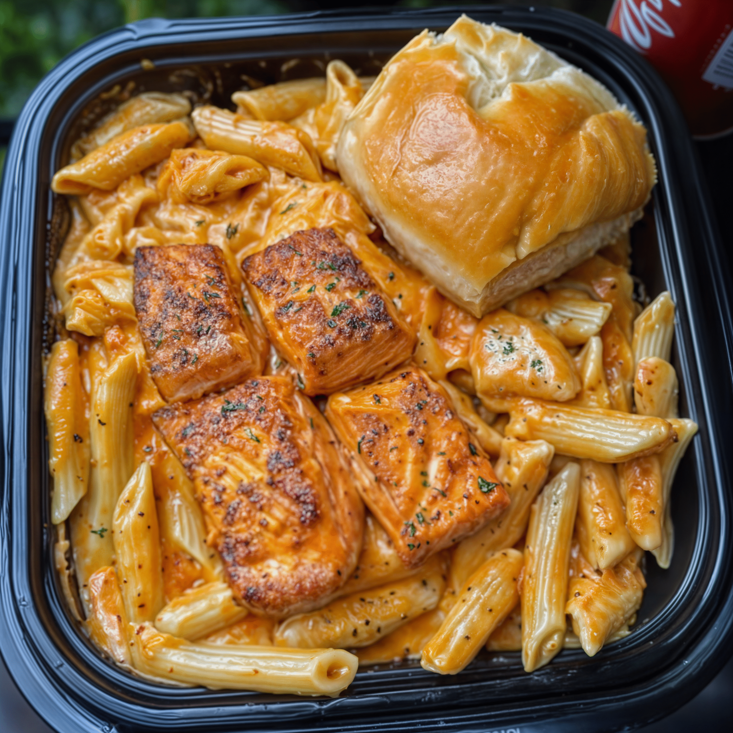 Cajun Salmon Pasta with Roll Biscuits: A Bold and Comforting Weeknight Favorite