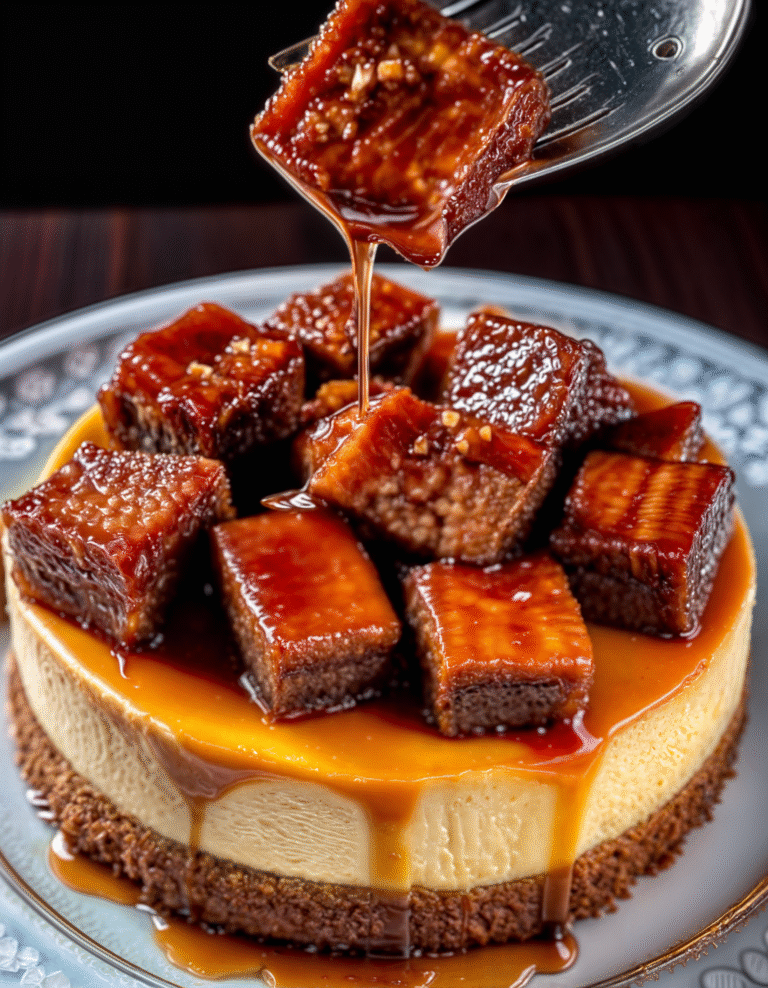 Star Caramelized Banana Cheesecake with Rum Glaze: A Showstopping Dessert That Delivers Every Time