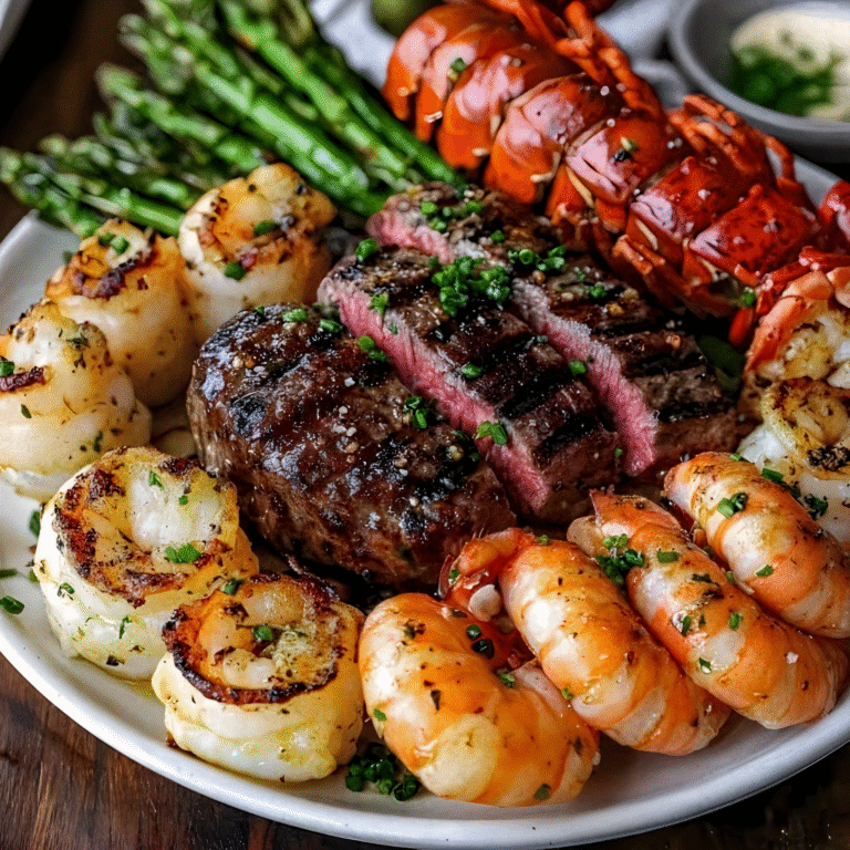 Ultimate Surf and Turf Dinner: A Luxurious Grilled Feast for Special Occasions